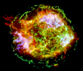Cassiopea A in 3-Color X-Ray