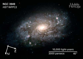 Spiral Galaxy NGC 3949