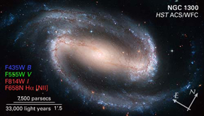 Barred Spiral Galaxy NGC 1300
