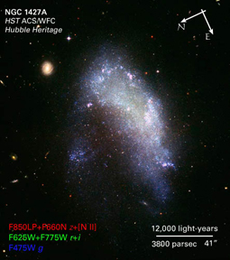 Dwarf Irregular Galaxy NGC 1427A