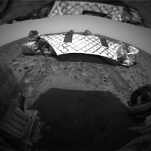 MER Spirit Looking Back at Lander