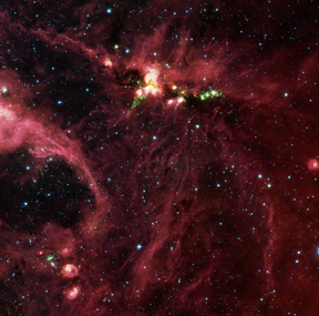 Spitzer - DR21 Star Forming Region